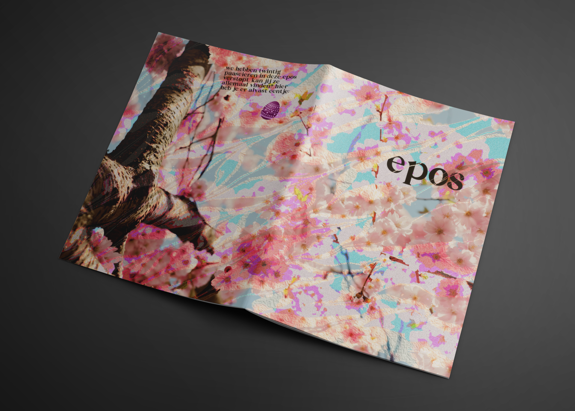 Cover mockup of school magazine Epos, spring edition (2023)