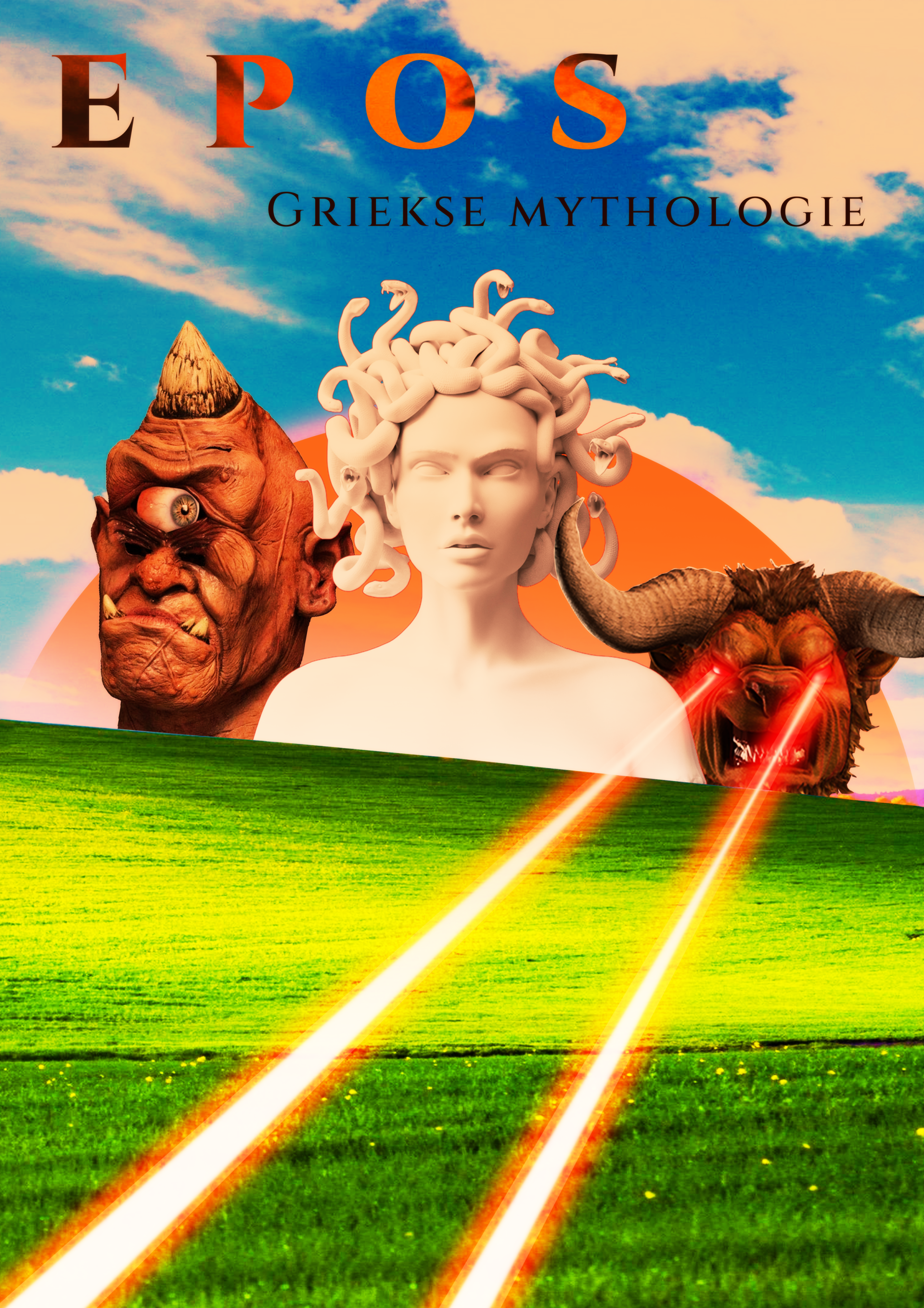 Front cover of school magazine Epos, Greek mythology edition (2022)